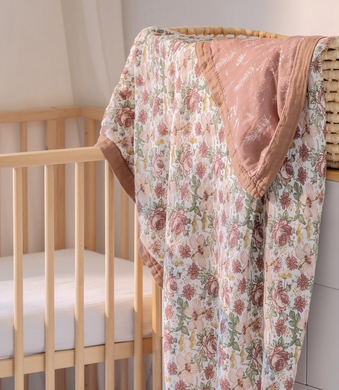 Little Jump versatile blanket for crib, stroller, or cuddle wrap