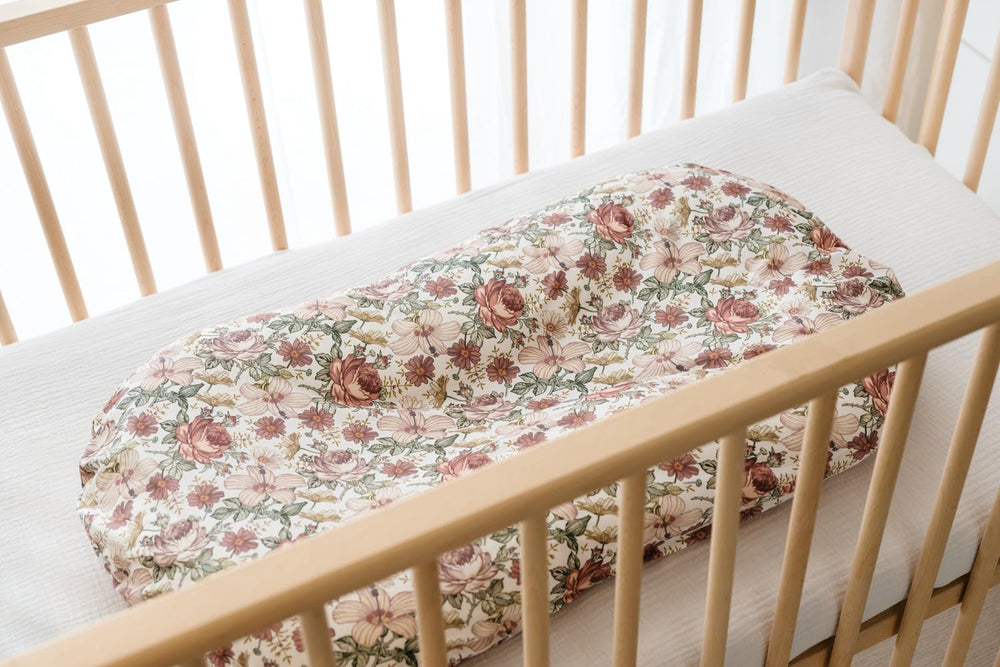 Little Jump Western Wild Flowers cover is machine washable for busy families.