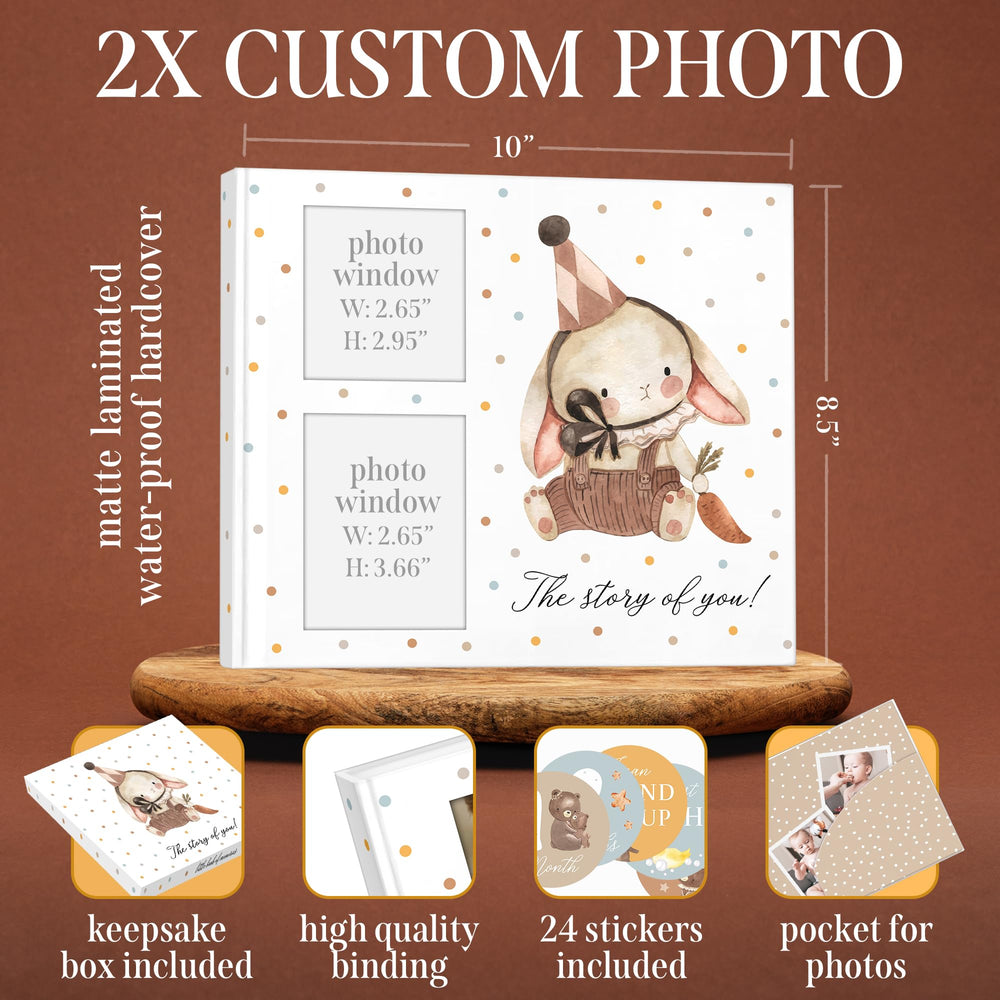 Little Keepsakes by YASHVEDH 24 milestone stickers to log monthly growth and memories.