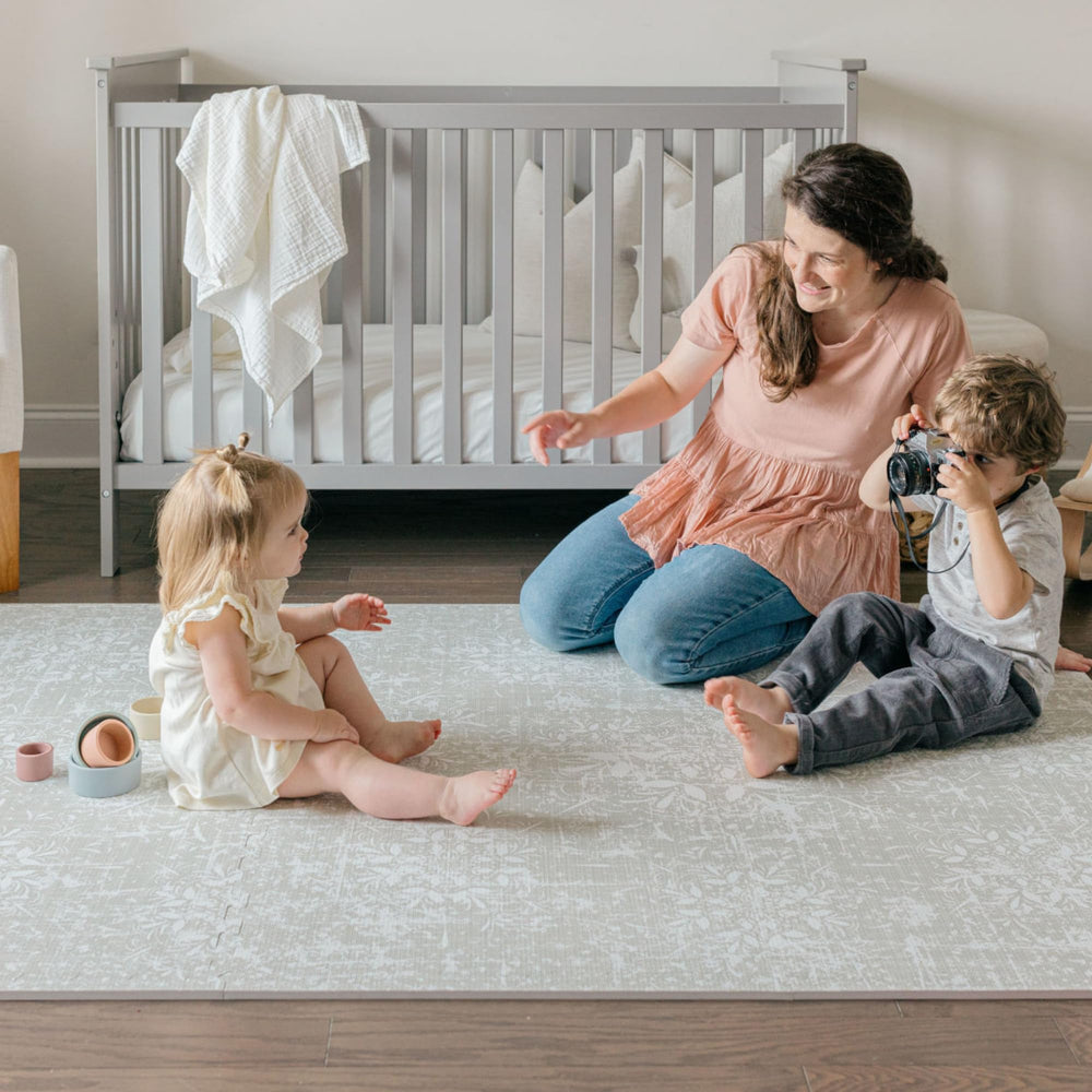 Little Landings Eden mats grow with child from tummy time to play.