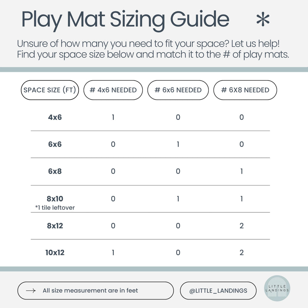 Little Landings Eden mat features non-slip backing to stay securely in place.
