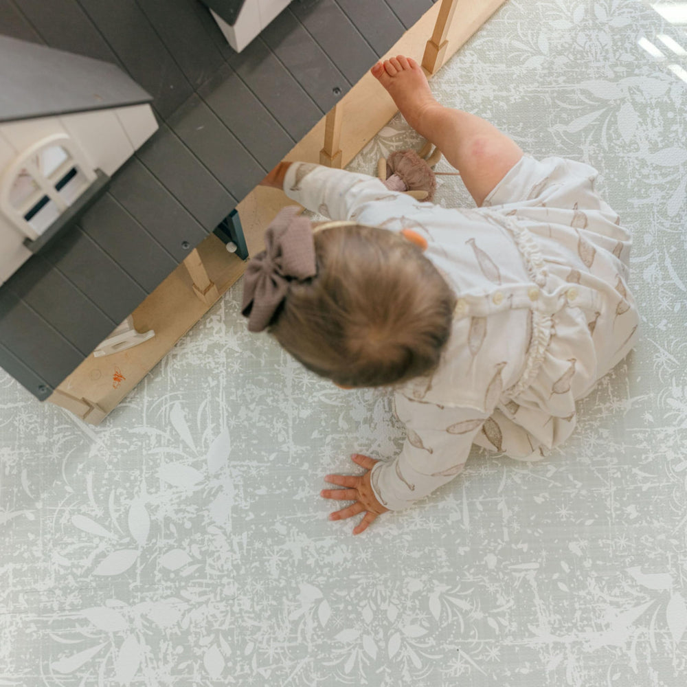 Eden play mat easy to assemble and store for quick setup.