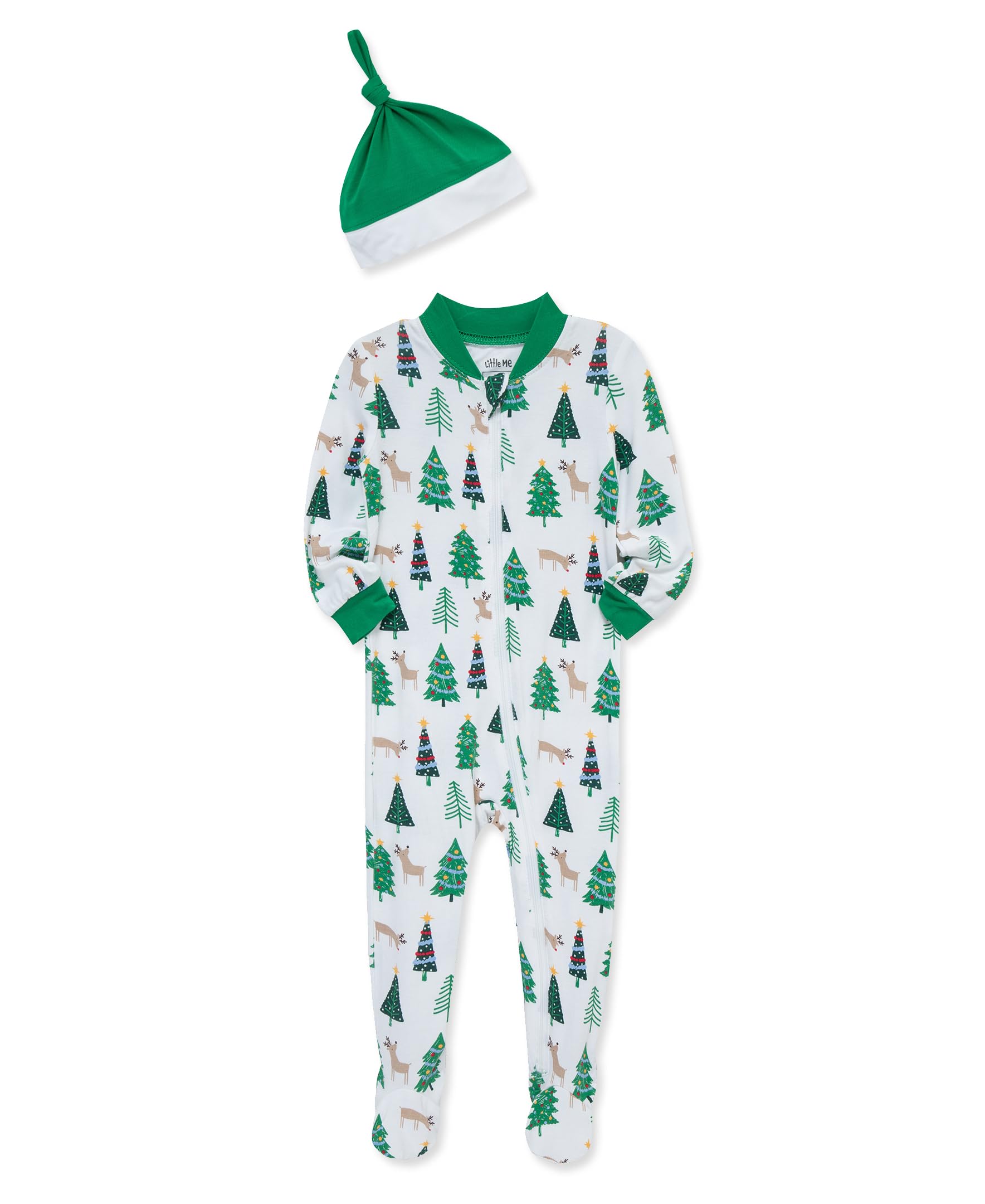 Little Me festive Christmas pajamas collection adds holiday charm for photos.