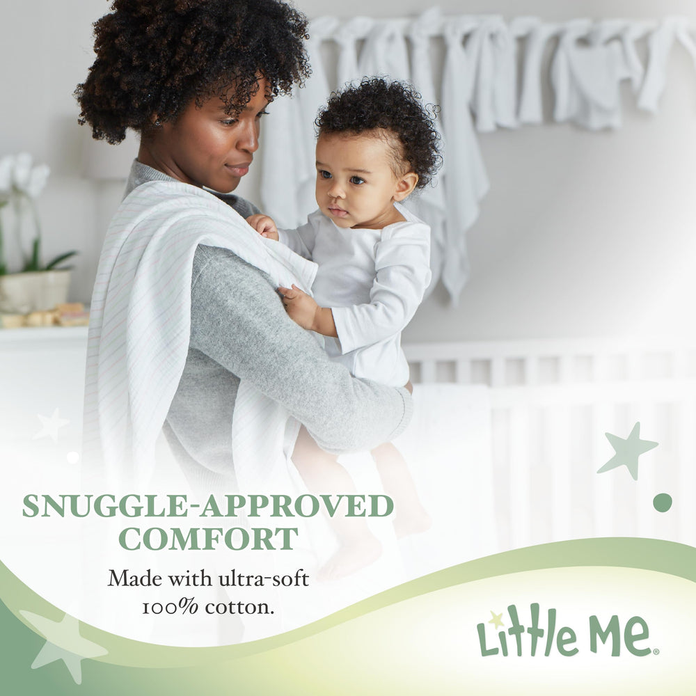 ZIP-front footie pajamas by Little Me for easy changes and warmth