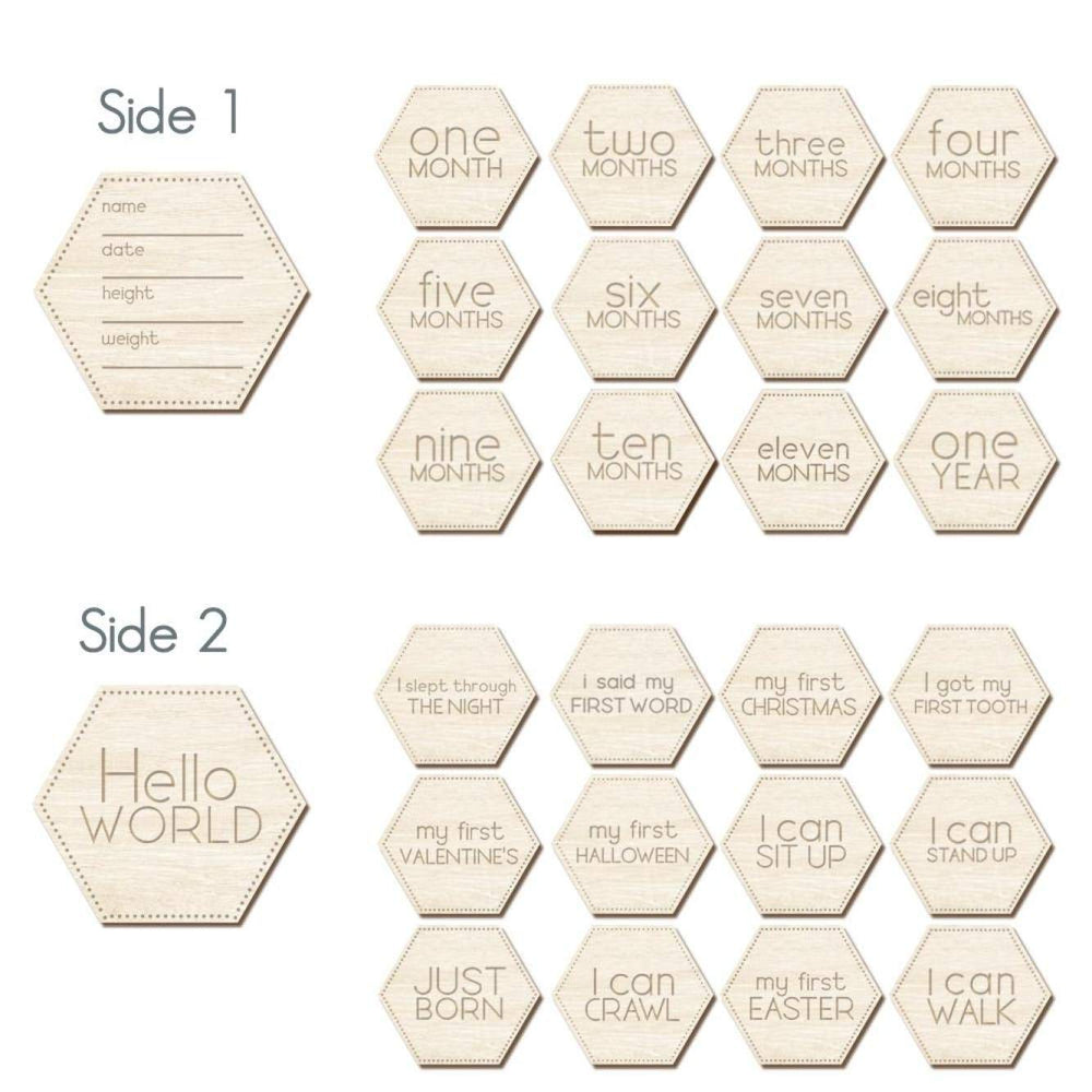 Little Moments reversible 13-card layout for months, holidays, and achievements.
