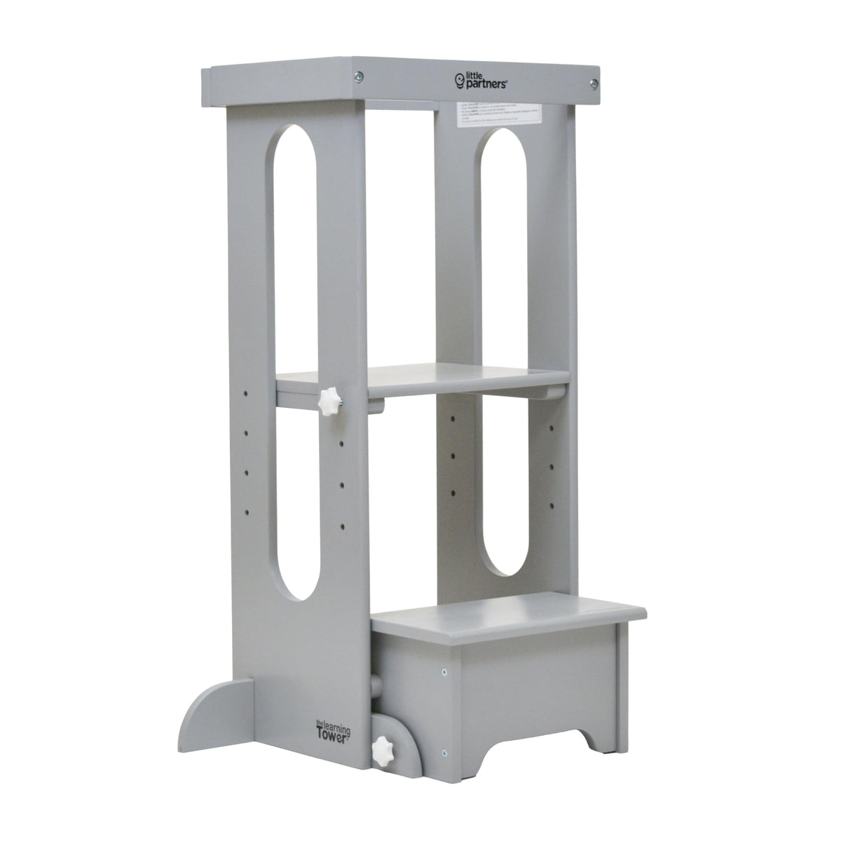 Little Partners Foldable Toddler Tower assembled, sturdy learning center for cooking