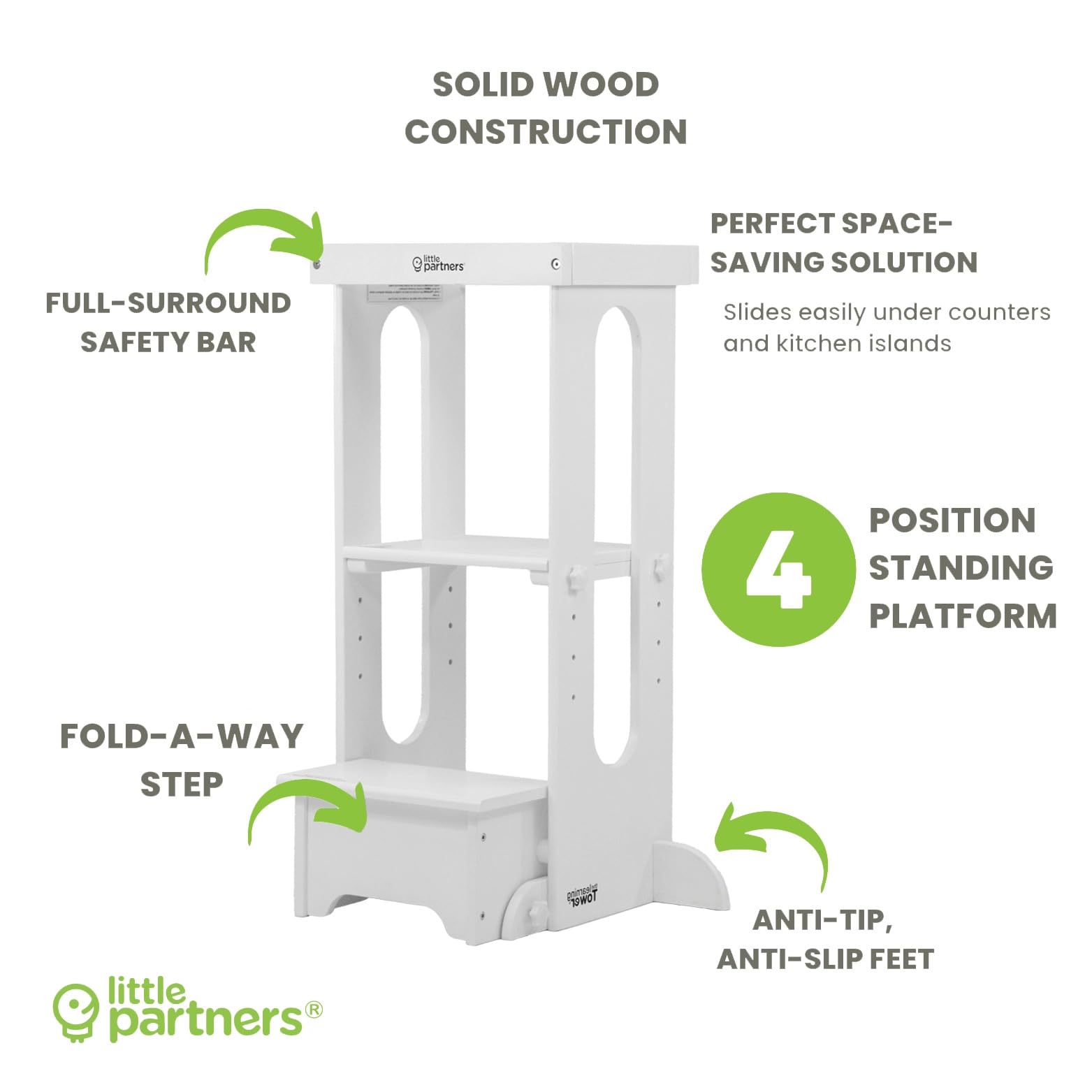 Little Partners included tools and assembly guidance simplify setup for parents.
