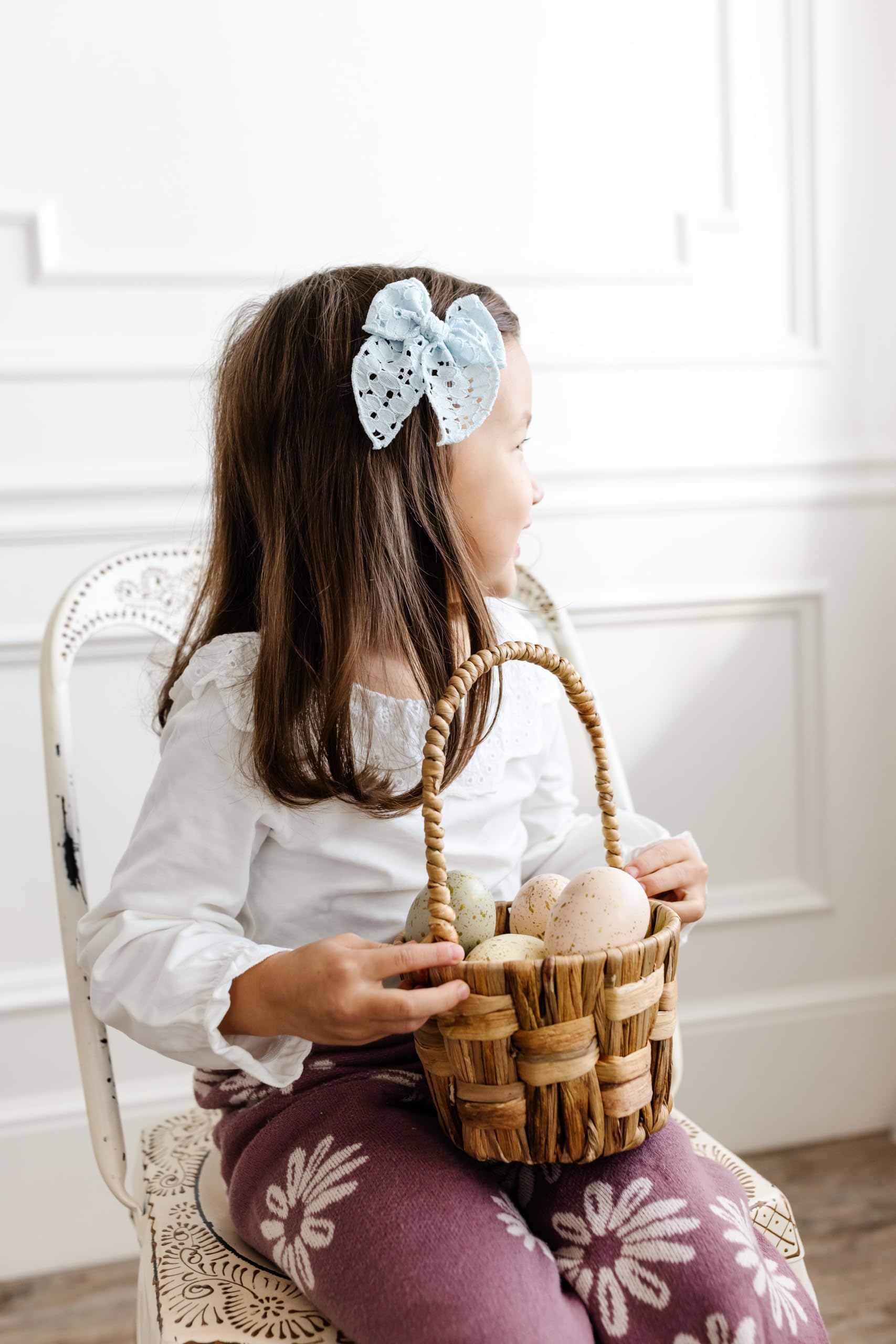Gift-ready Little Poppy Co Hannah Set bows for baby showers.