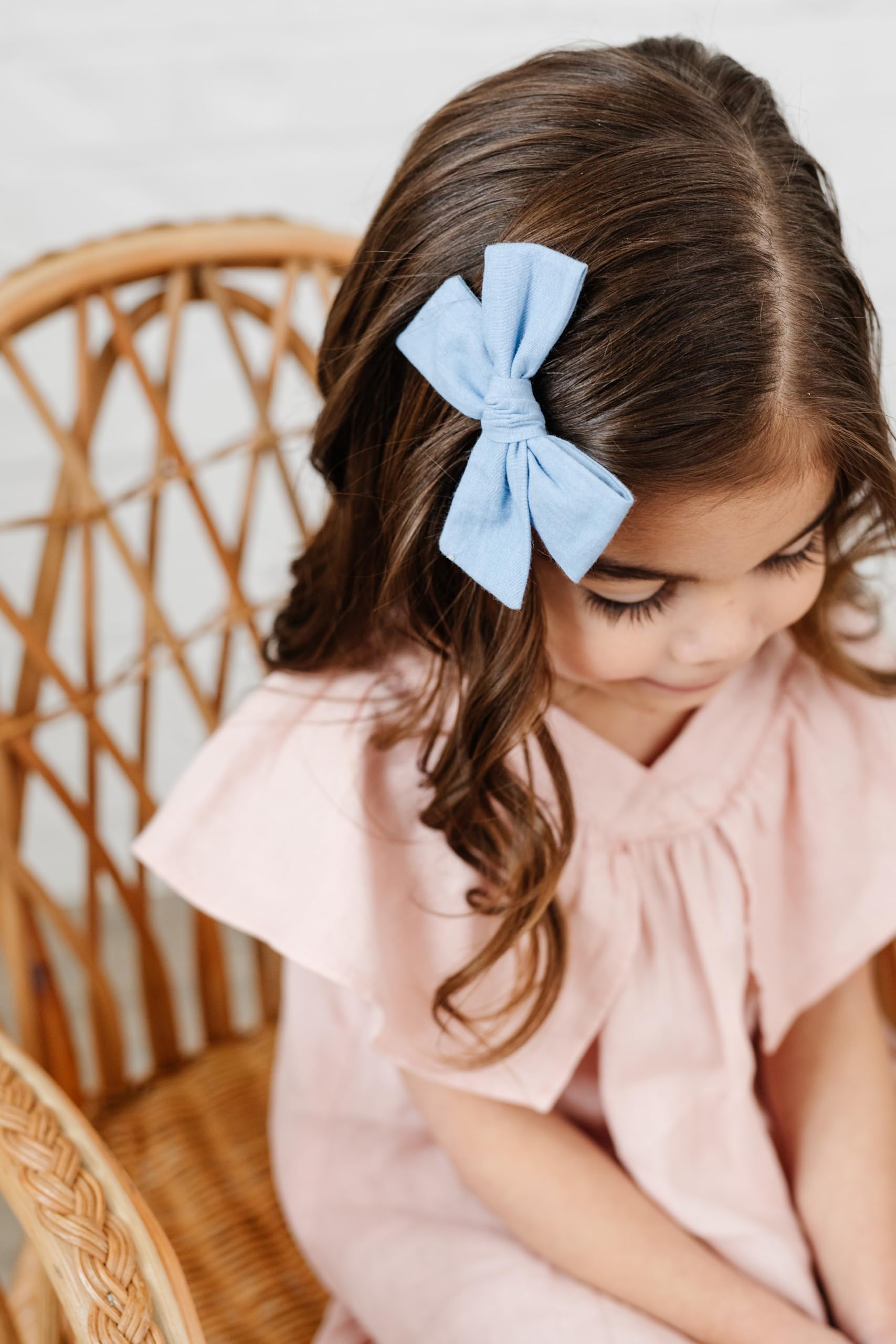 Little Poppy Co oversized bows on reversible clip for bold, durable styling.