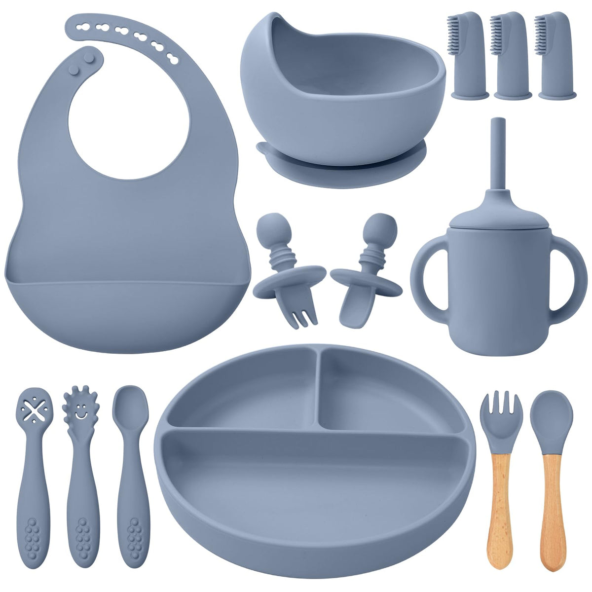 Little Rawr silicone suction plate for mess-free self-feeding