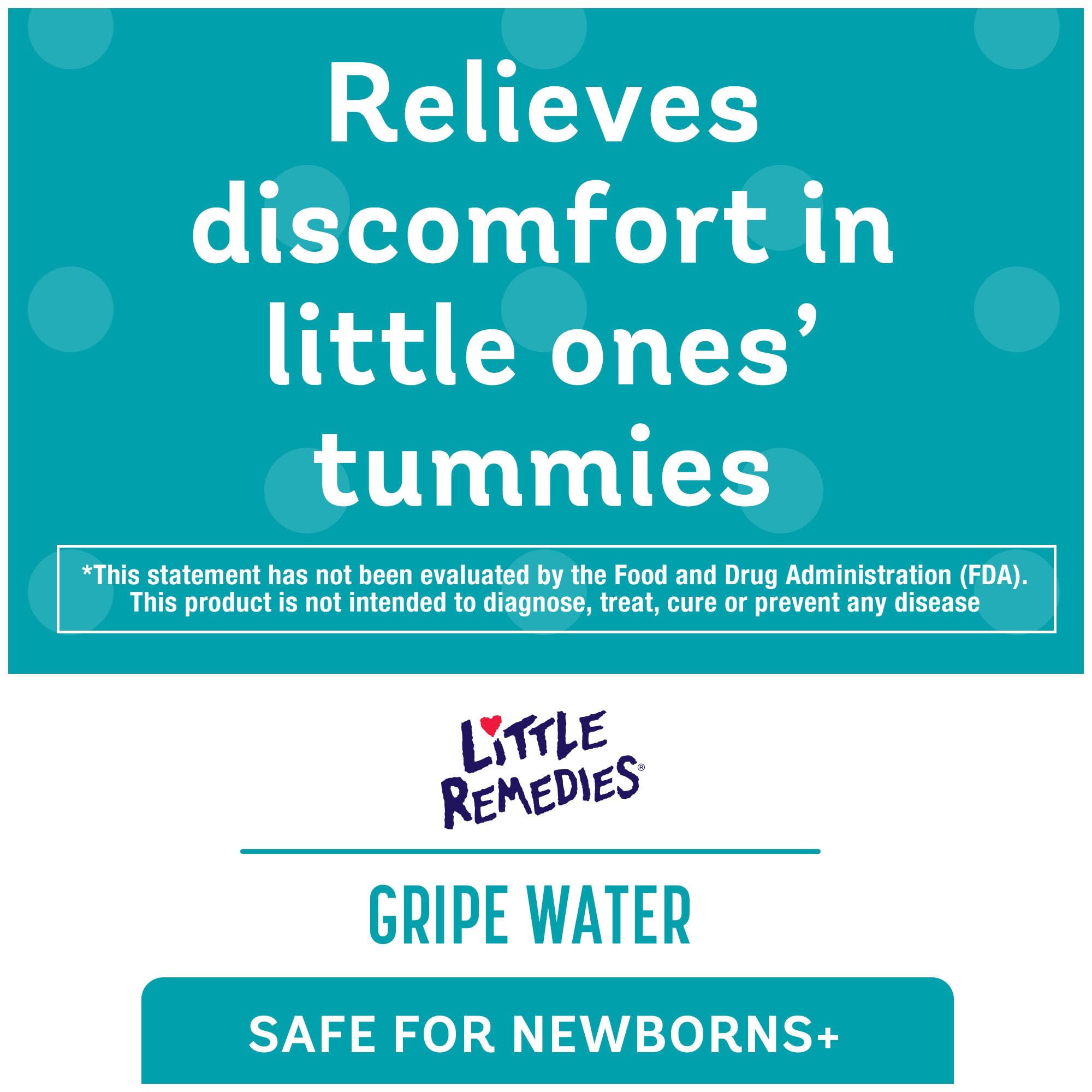 Little Remedies Gripe Water chamomile label highlights gentle digestion support