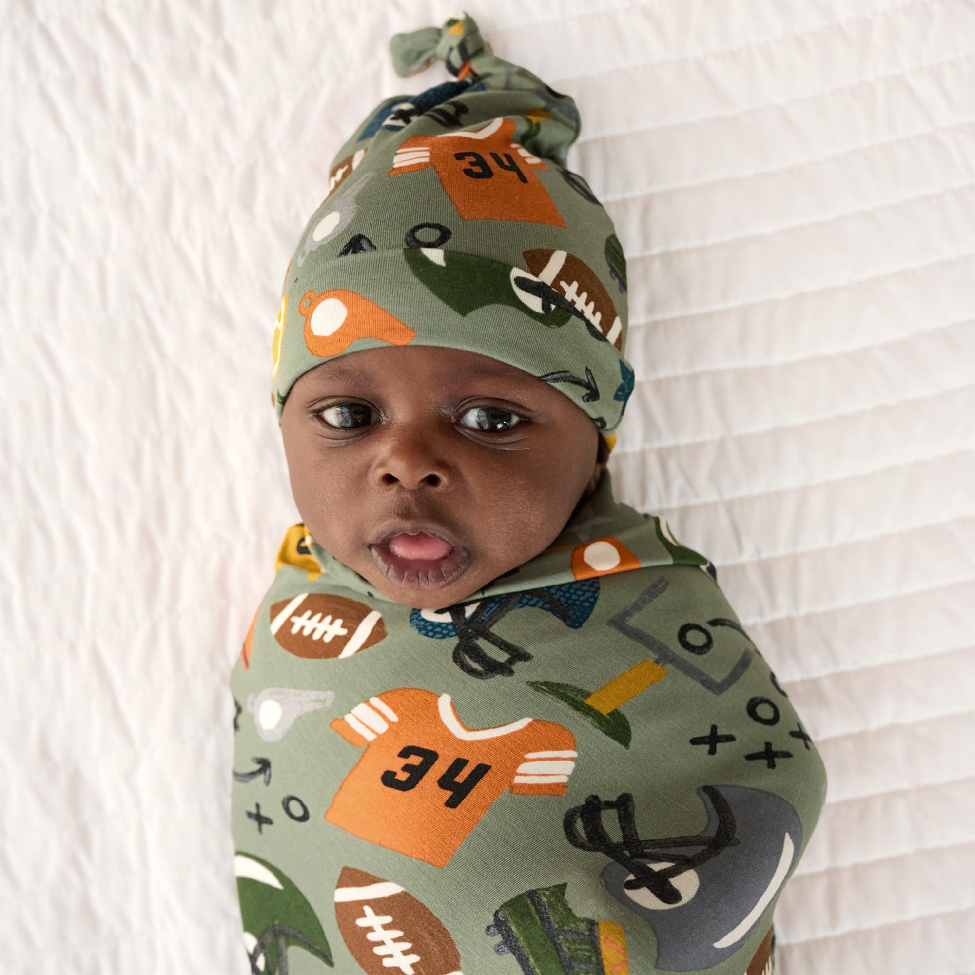 Little Sleepies hat designed for up to five months with gentle warmth.