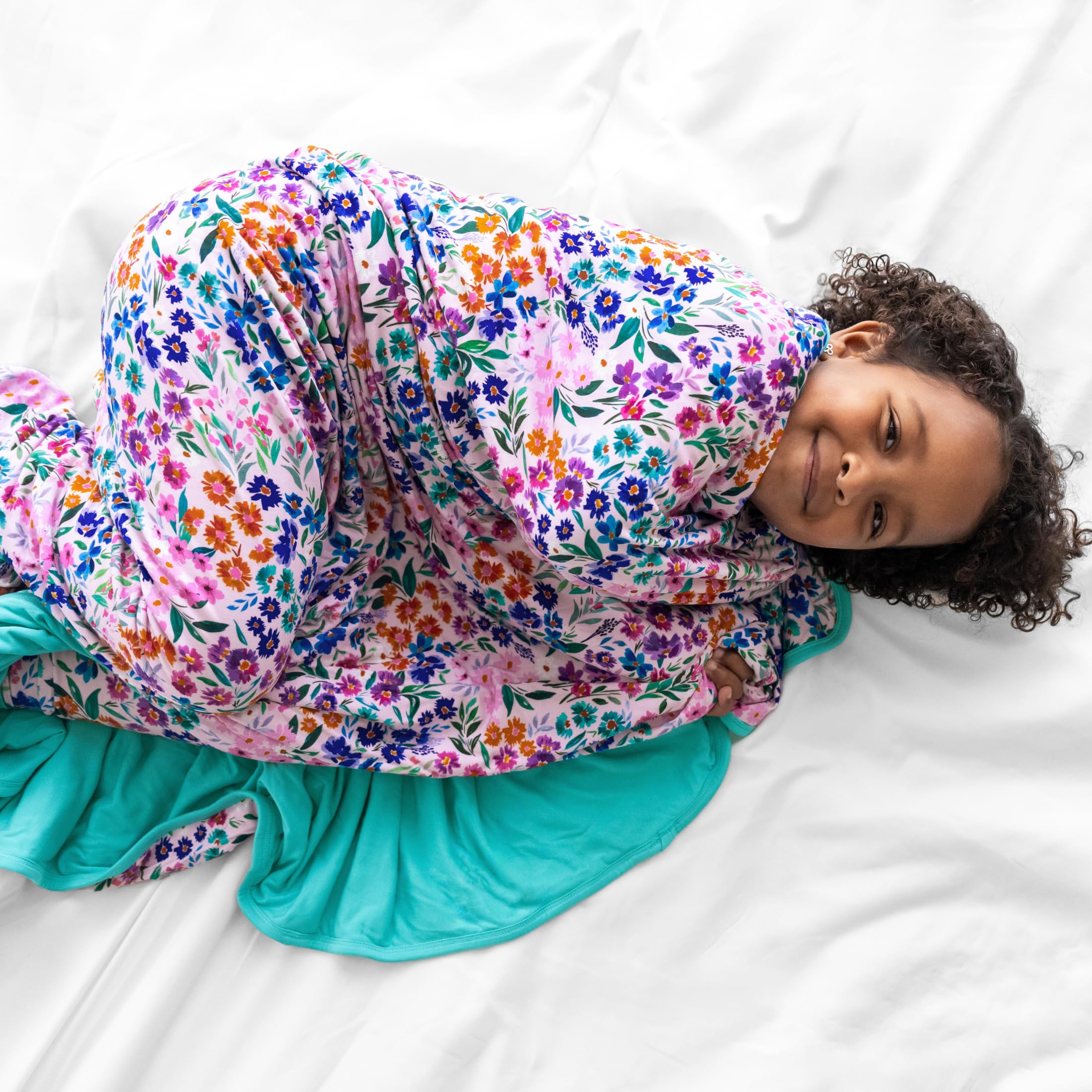 Little Sleepies Cloud Blanket nursery-matching option to coordinate bedding.