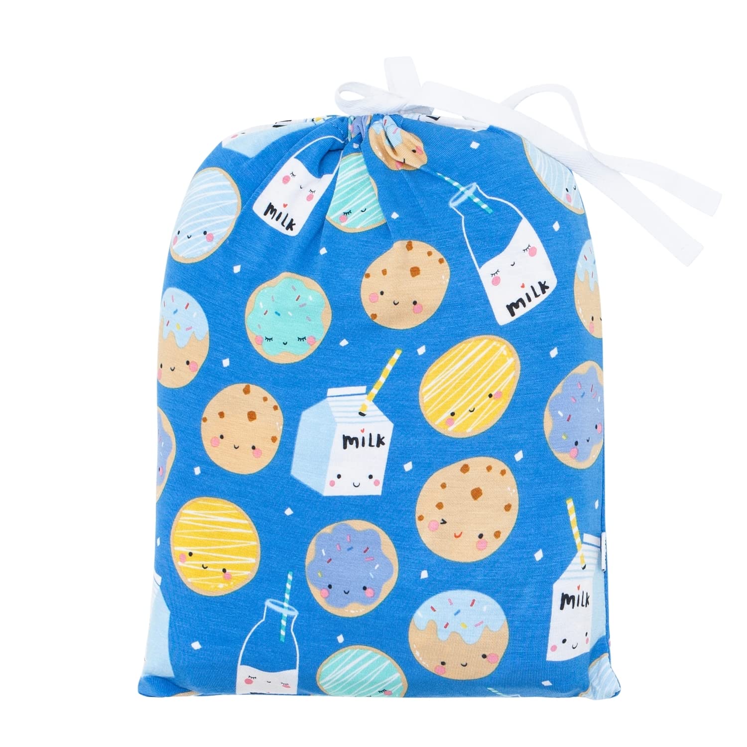 Little Sleepies crib sheet in easy-care, machine-wash friendly fabric.