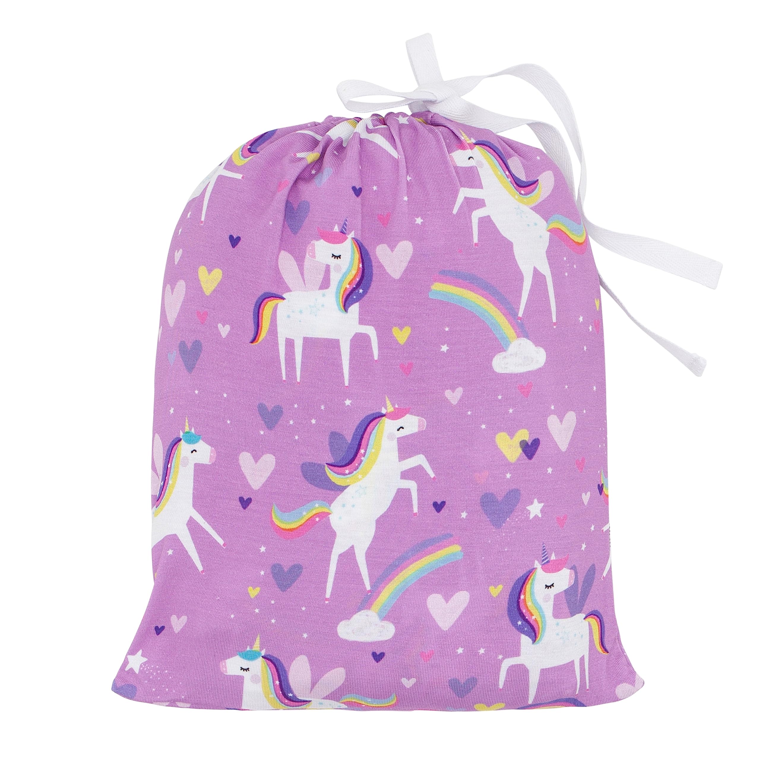 Little Sleepies elasticized-fit crib sheet stays securely in place for peaceful nights.