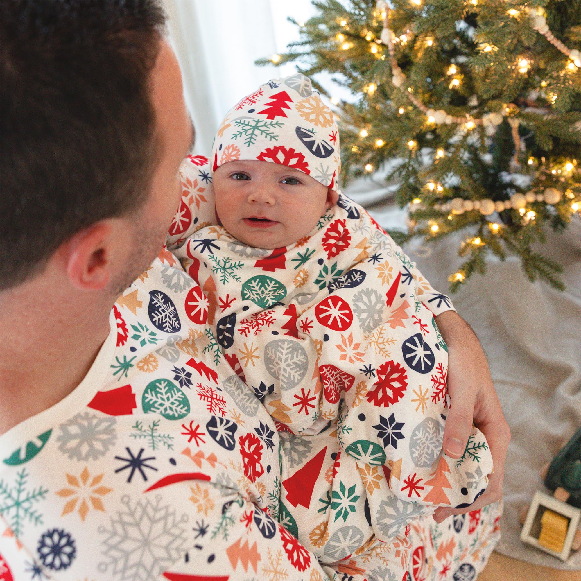 Little Sleepies gift-box hospital swaddle, ideal for baby registries and showers.