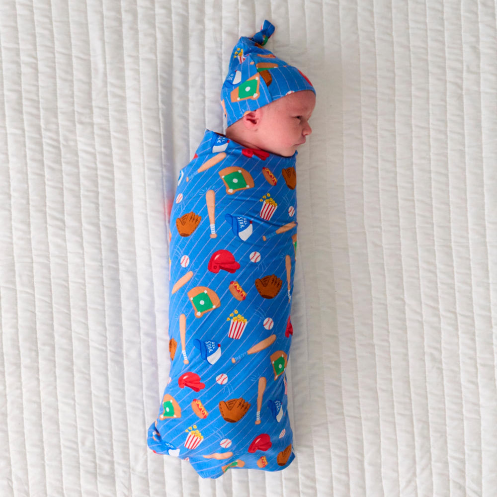 Gift box packaging from Little Sleepies ready for gifting at baby showers.