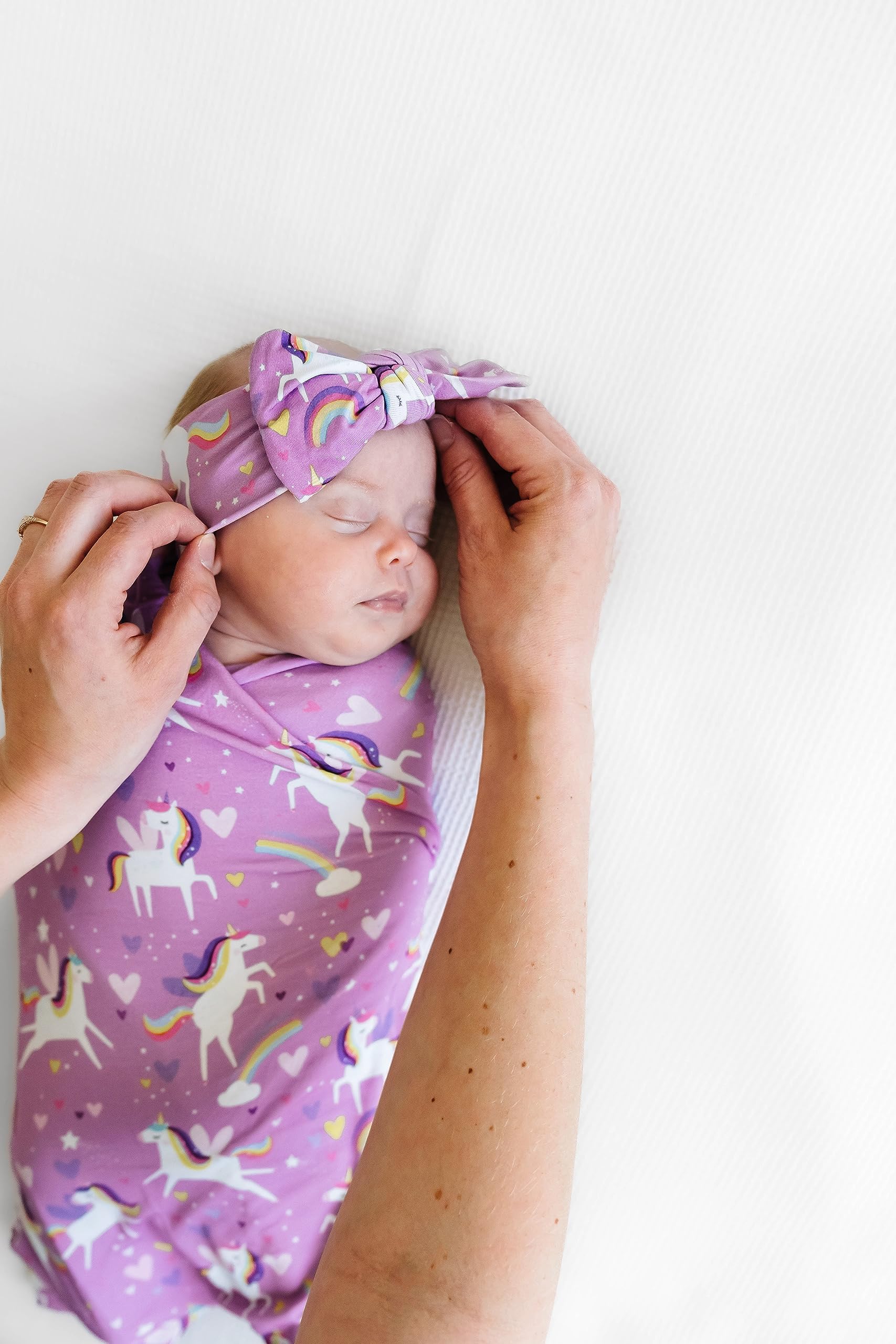 Little Sleepies gift-ready swaddle set makes a thoughtful newborn present.