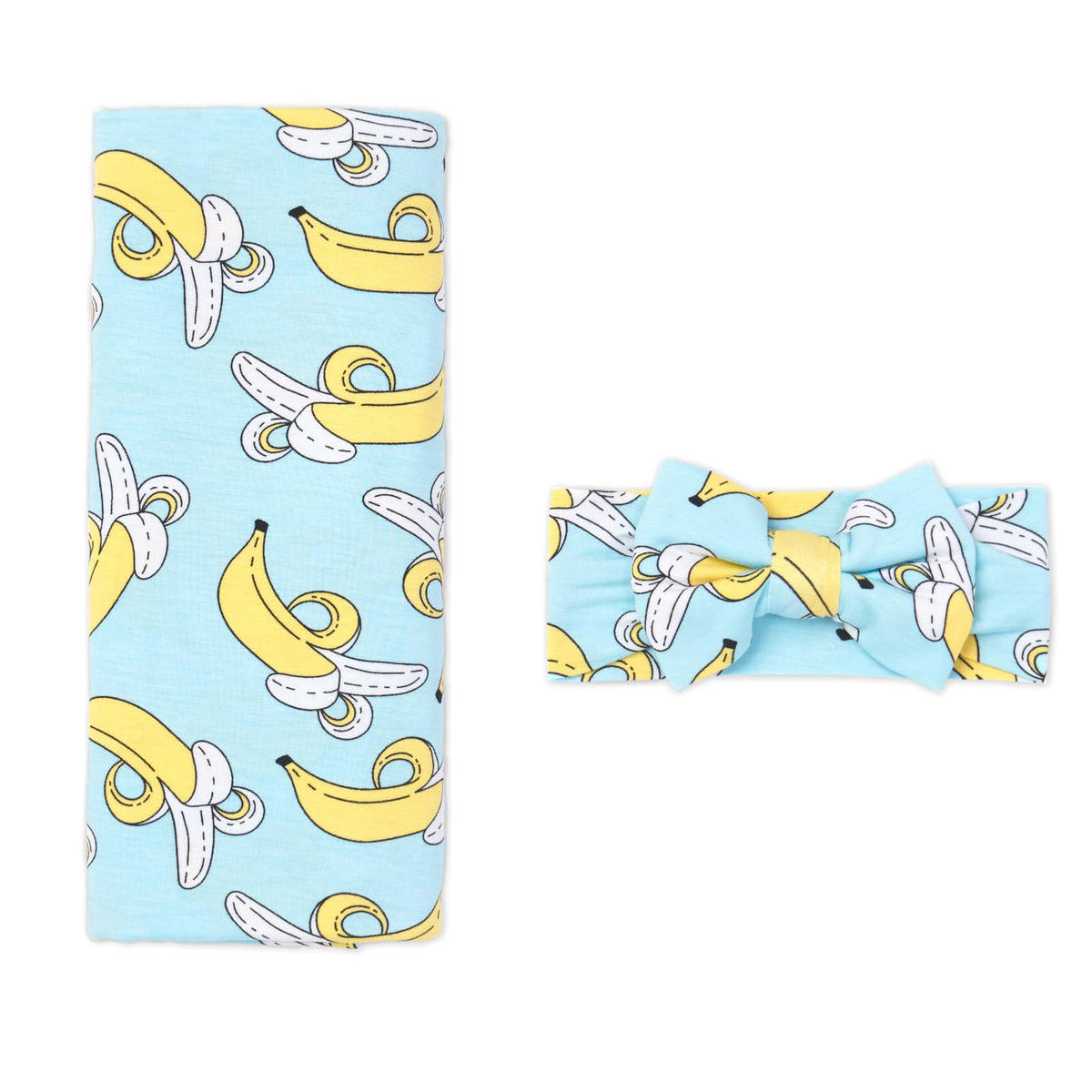 Little Sleepies Lunaluxe swaddle blanket 44x44, buttery-soft and breathable for newborn comfort