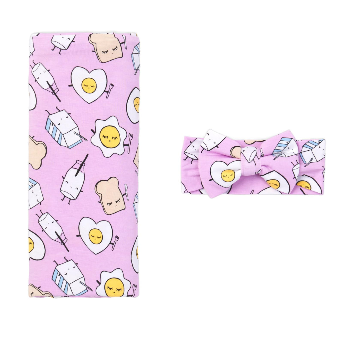 Little Sleepies Lunaluxe swaddle fabric close-up; buttery-soft, breathable bamboo for newborn comfort