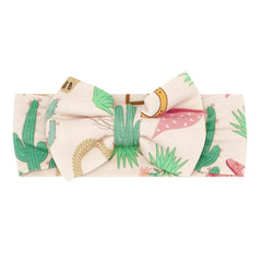 Little Sleepies Luxe Bow Headband Ready to Rodeo with loops for easy wear and lasting softness.