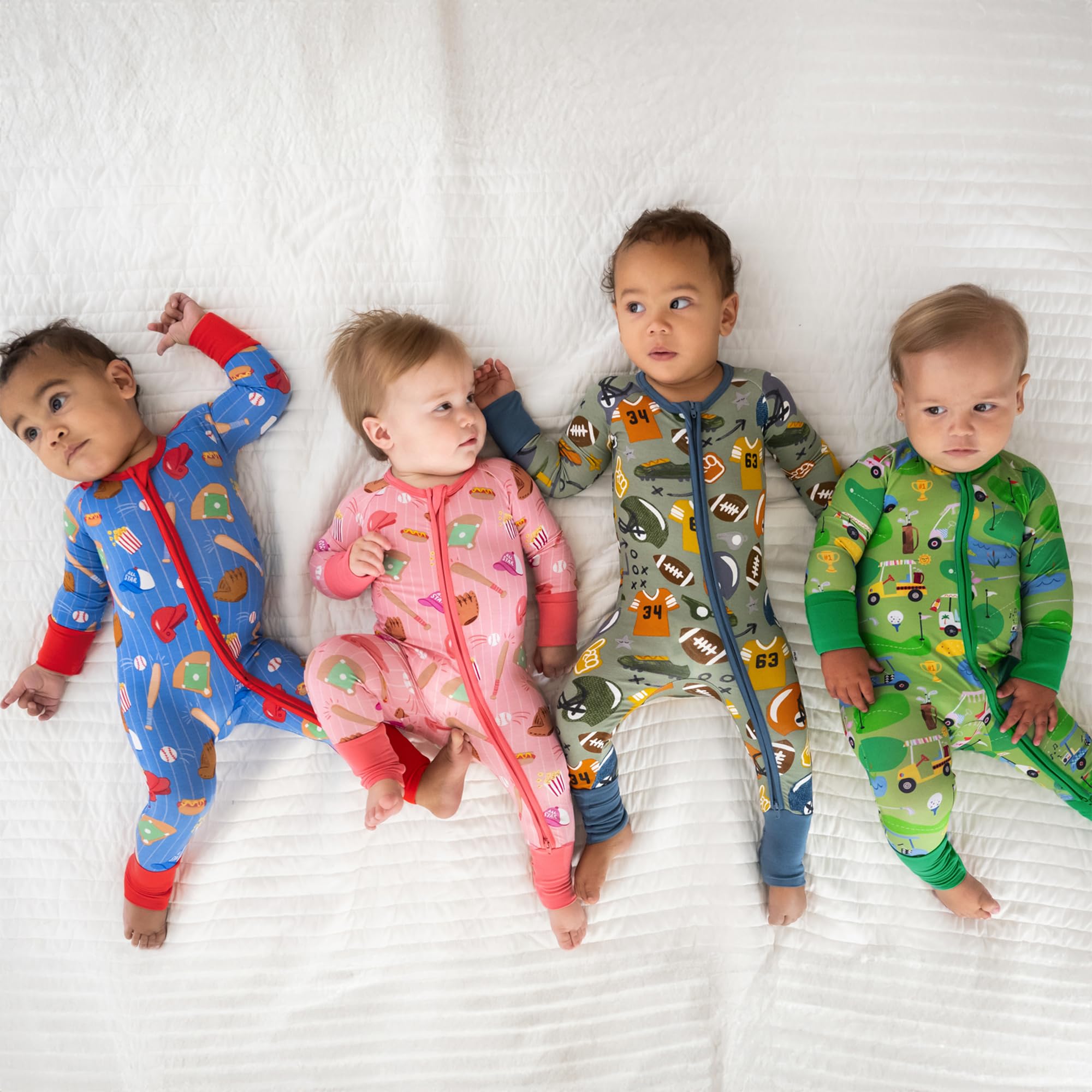 Little Sleepies bamboo viscose fabric provides breathable comfort