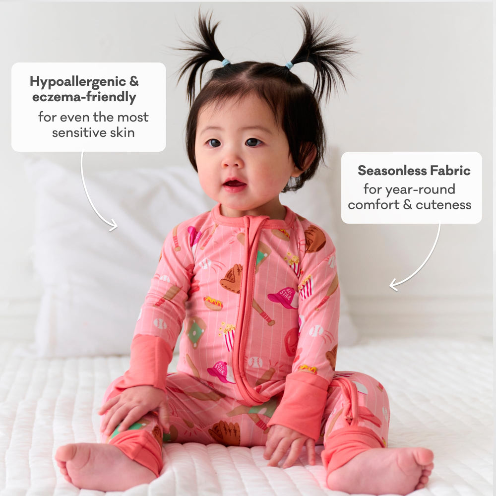 Little Sleepies bamboo fabric lasts longer and grows with baby