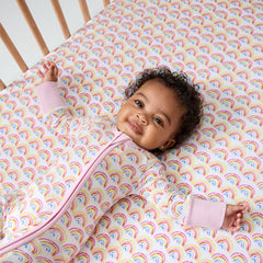 Little Sleepies Cookies & Milk print adds playful nursery style