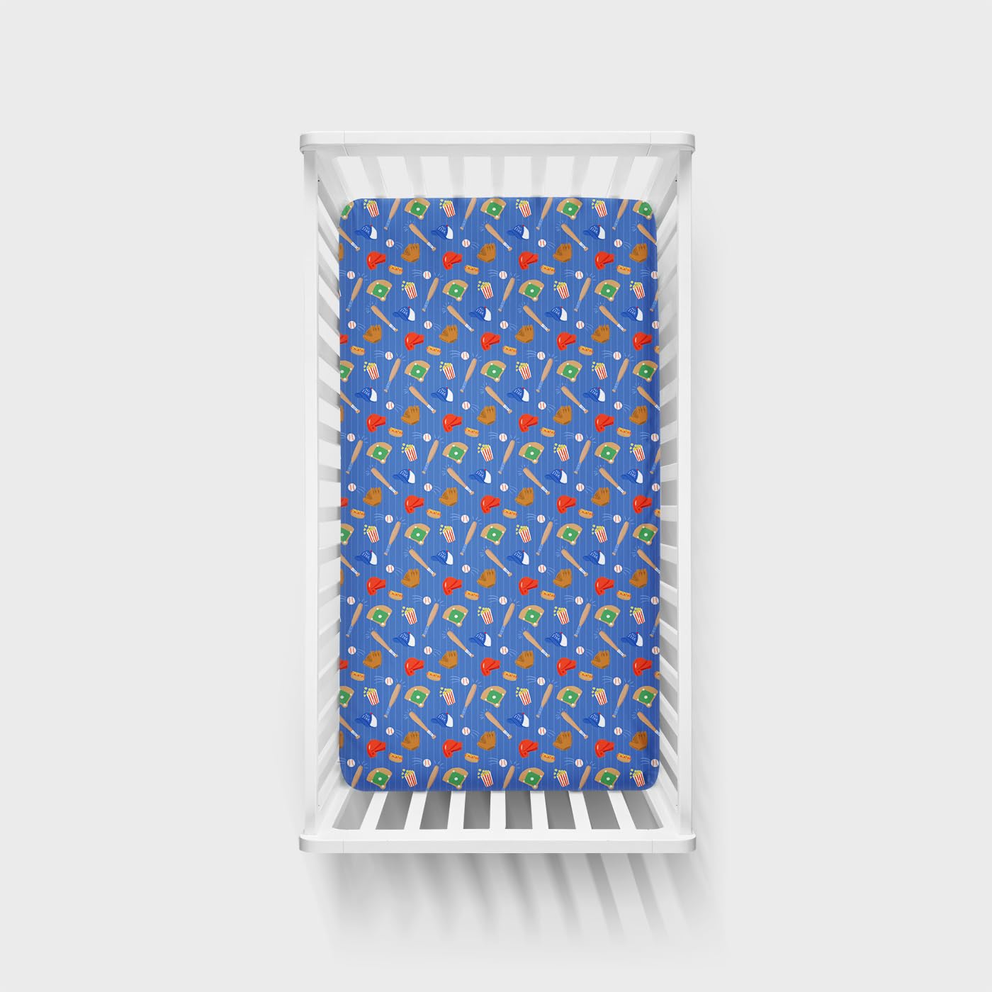 Little Sleepies snug-fit elastic crib sheet image, keeps sheets in place through naps and night sleep.