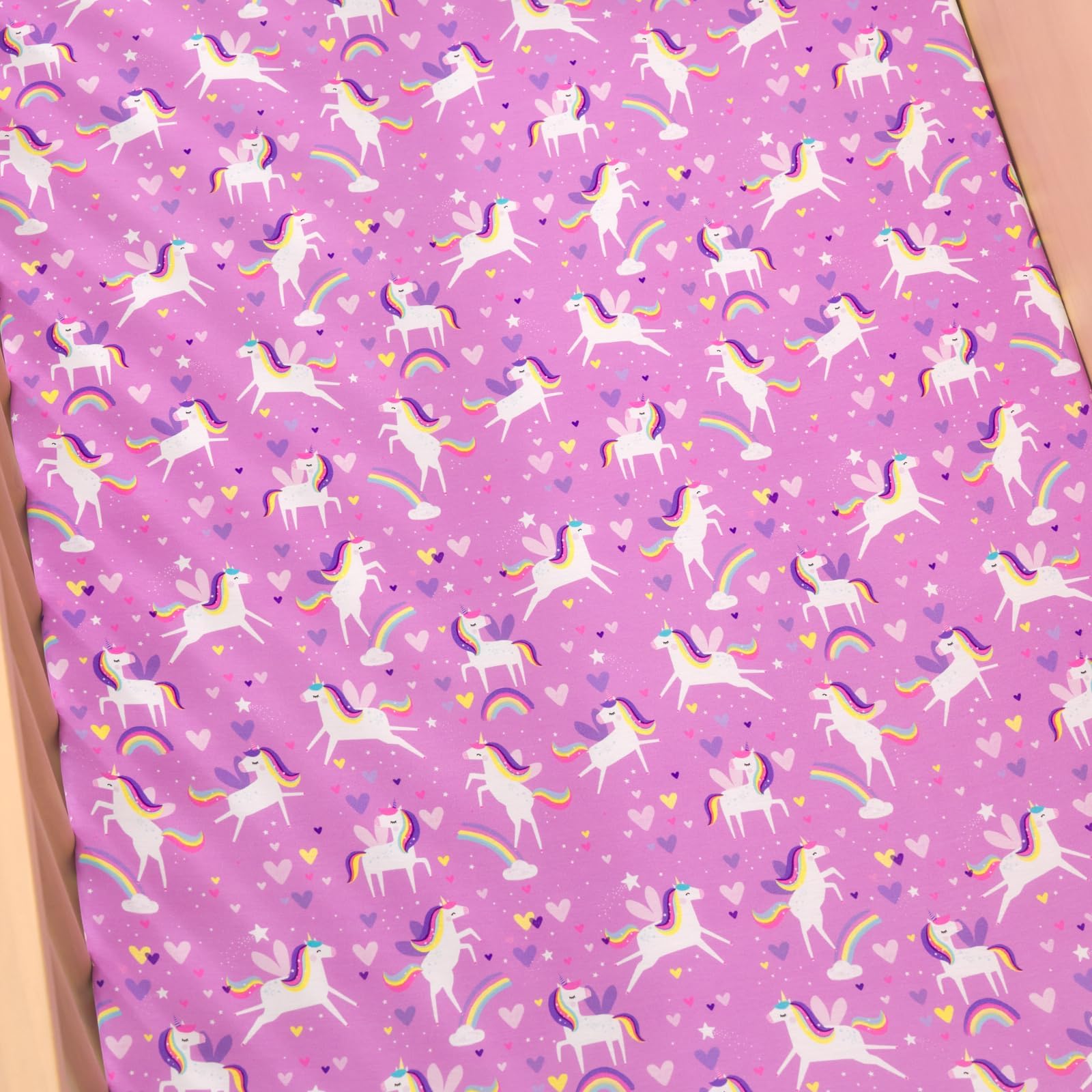 Little Sleepies toddler-bed transition sheet supports growing sleepers with easy care materials.