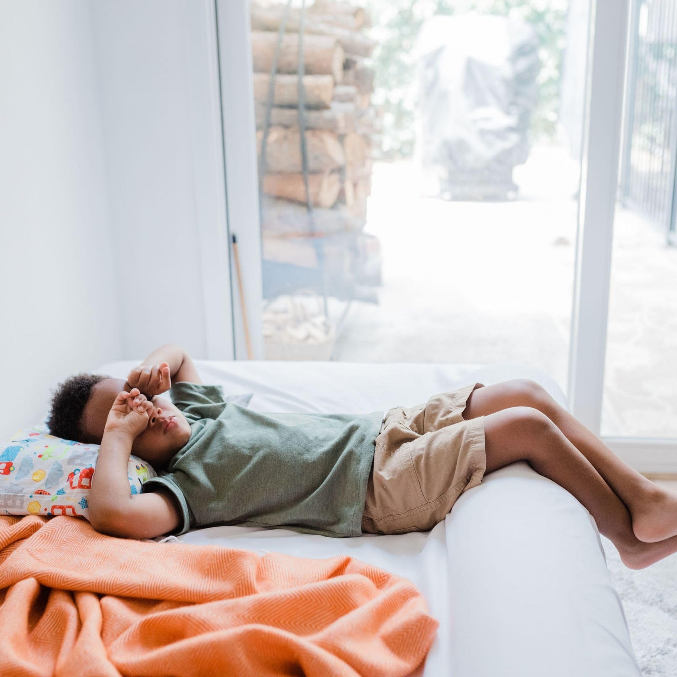 Little Sleepy Head 2-pack bumper shown in home or RV setup for versatile protection