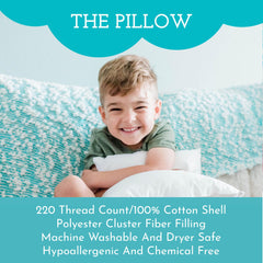 Ergonomic design supports neck alignment for peaceful rest