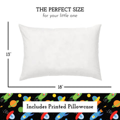 Little Sleepy Head ergonomic neck support helps growing children sleep more comfortably.