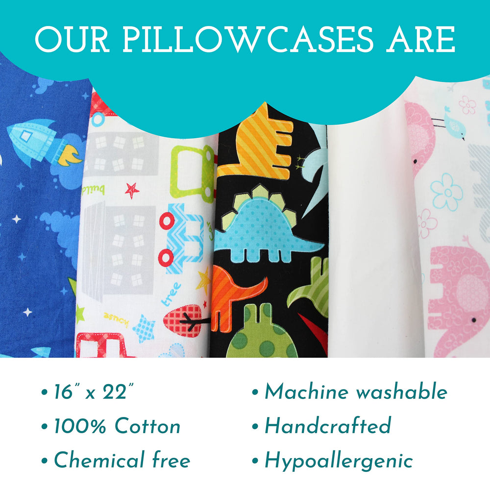 Little Sleepy Head hypoallergenic cotton pillow case keeps skin comfortable.