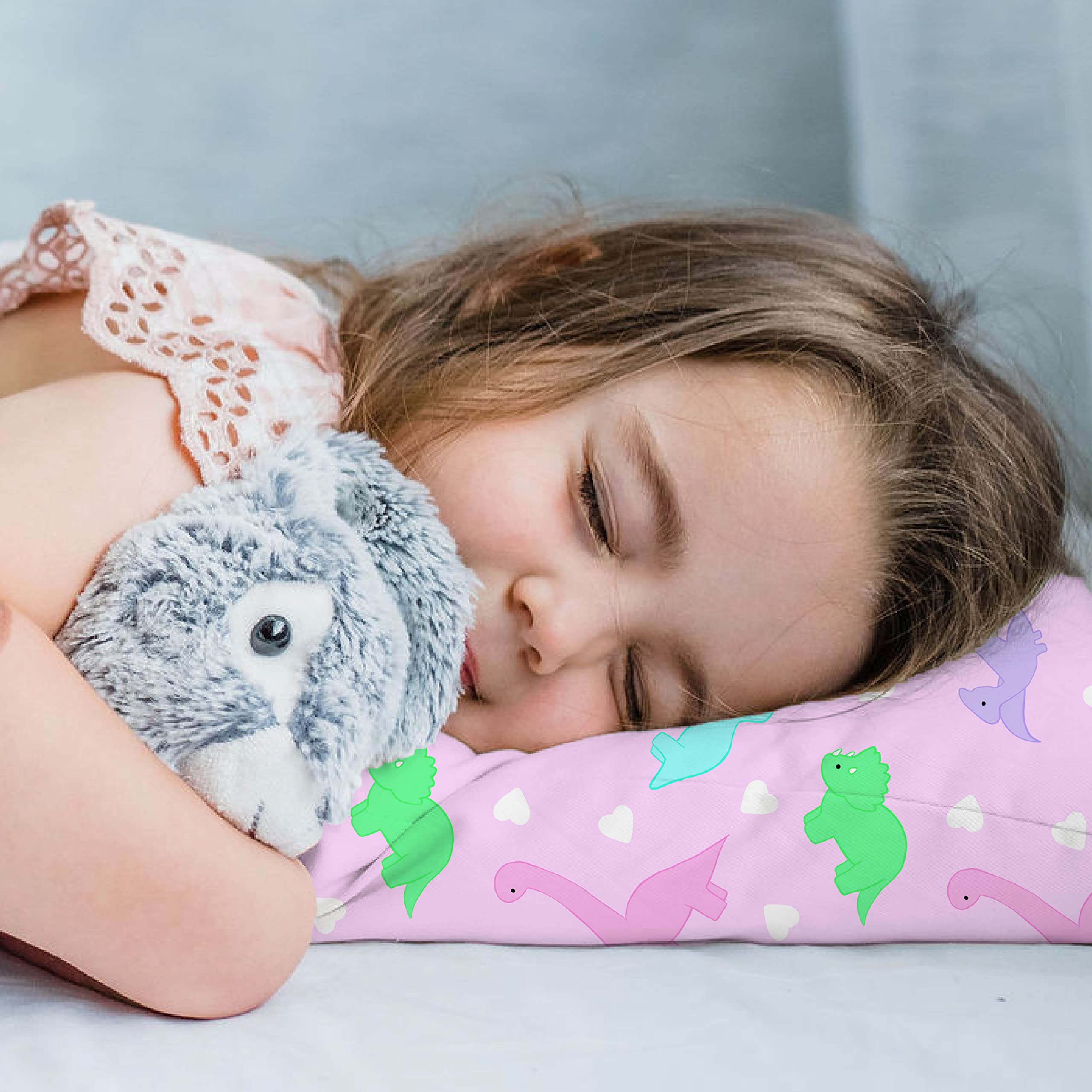 Little Sleepy Head hypoallergenic pillow case, easy machine wash for families.