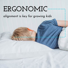 Little Sleepy Head hypoallergenic polyester-fill reduces irritation for sensitive sleepers