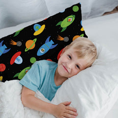 Little Sleepy Head machine-washable cotton pillow case for easy care.
