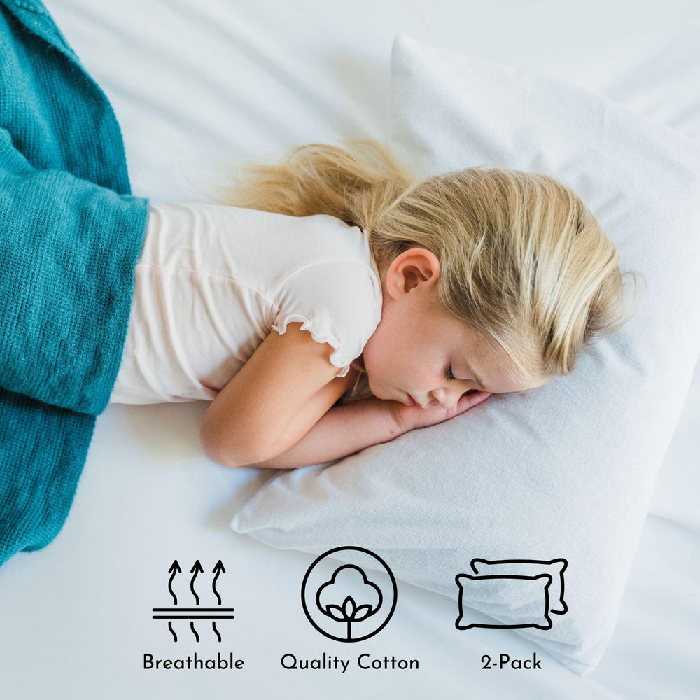Little Sleepy Head machine-washable-pillow is easy to clean after naps and travels.