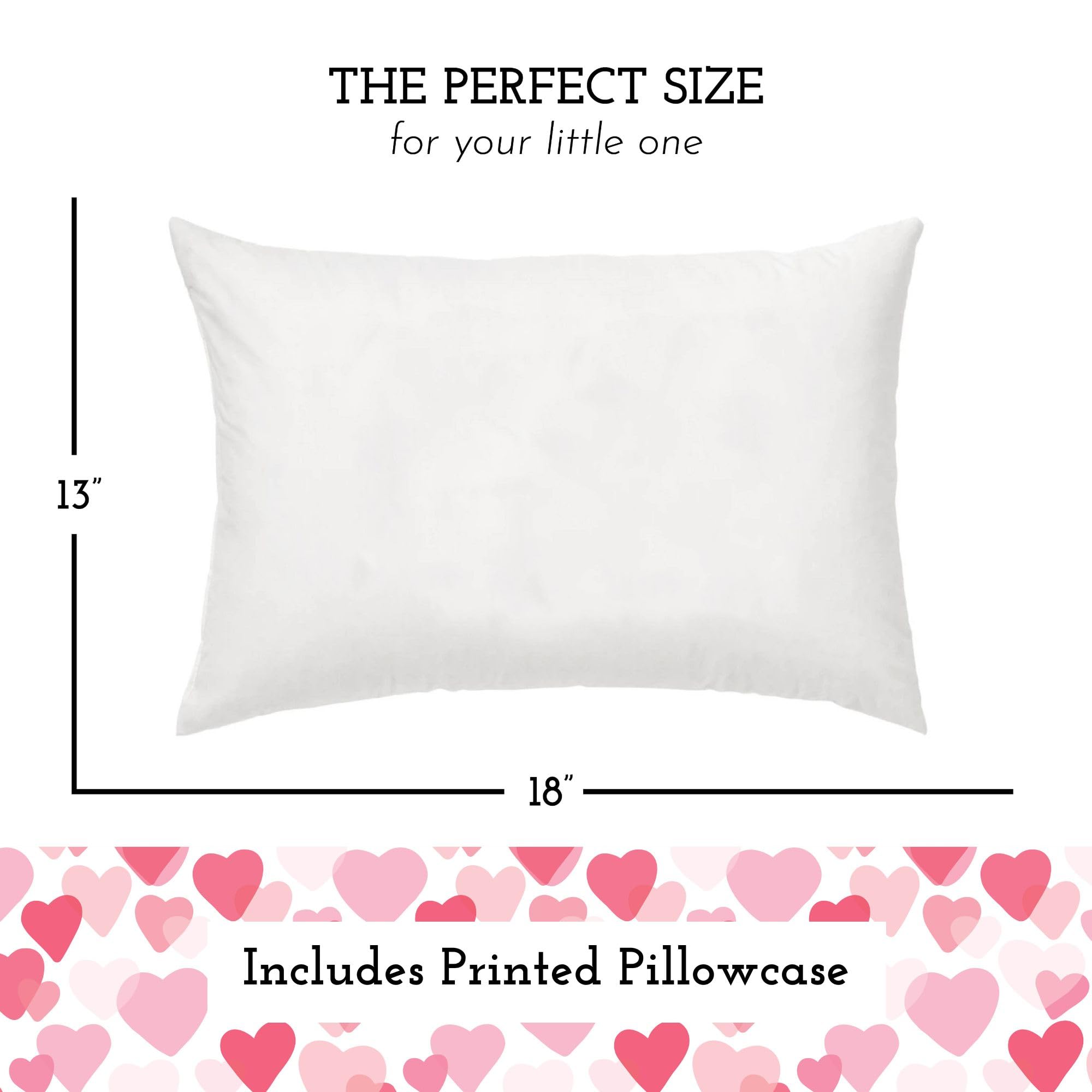 Little Sleepy Head 13x18 pillowcase, soft cotton for easy care