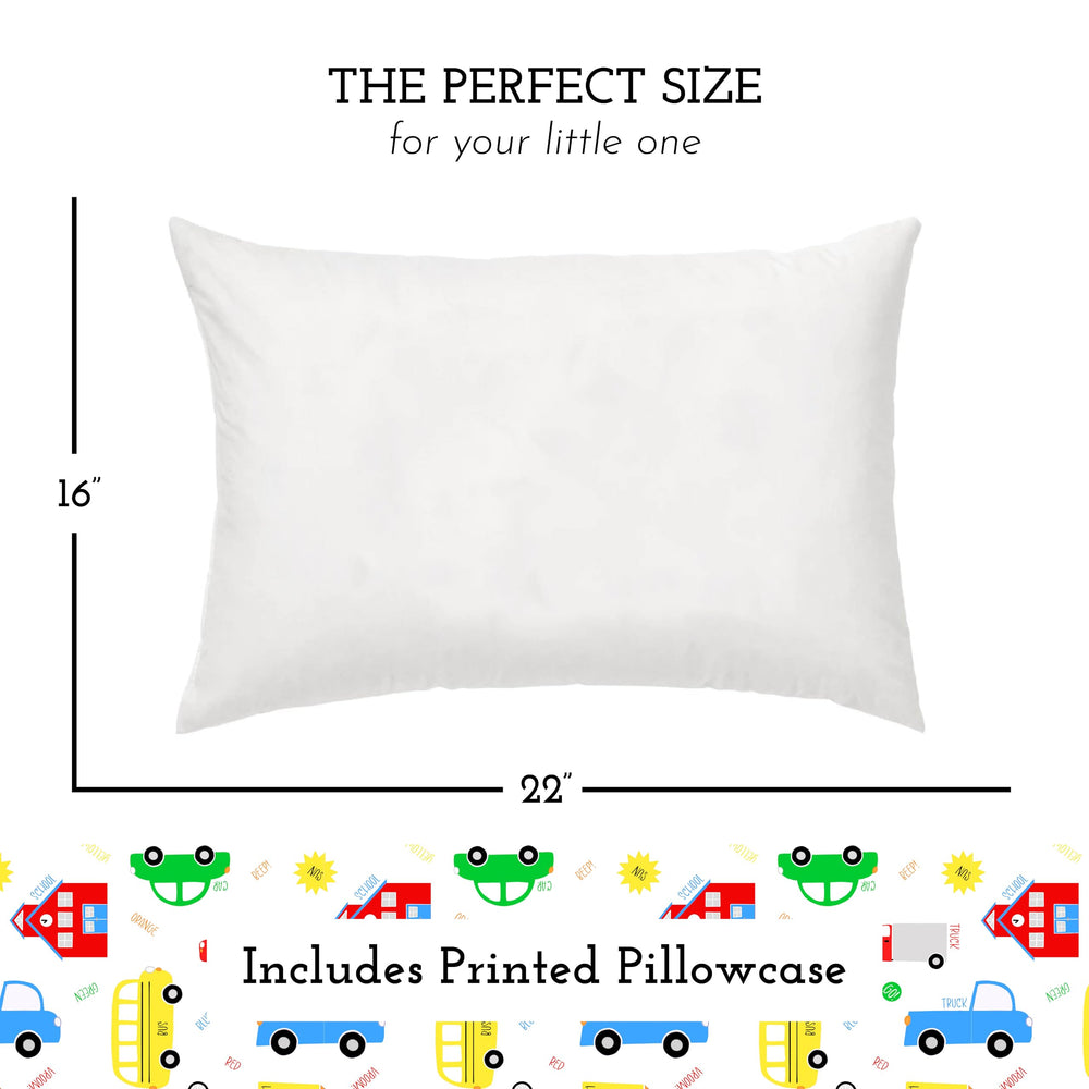 Little Sleepy Head pillowcase 16x22 fits snugly with 100% cotton softness.
