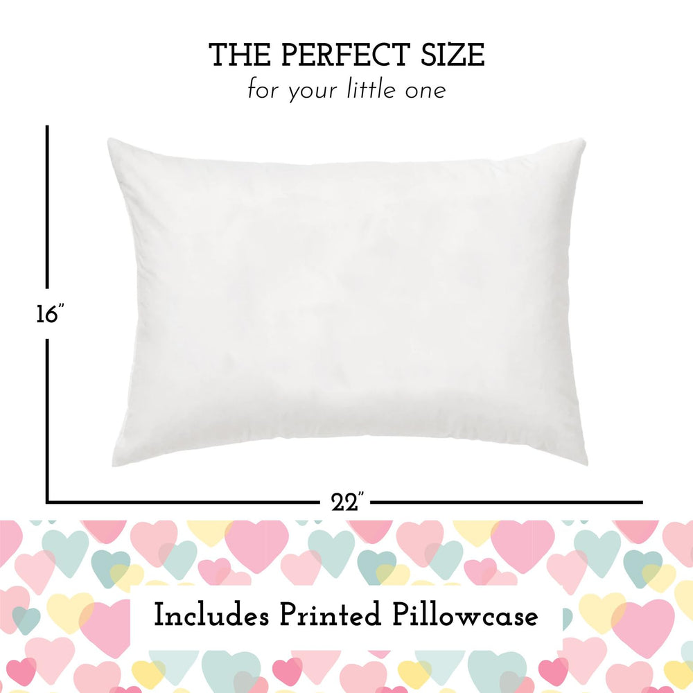 Little Sleepy Head pillowcase snug-fit 16x22 secures the pillow for easy washing.