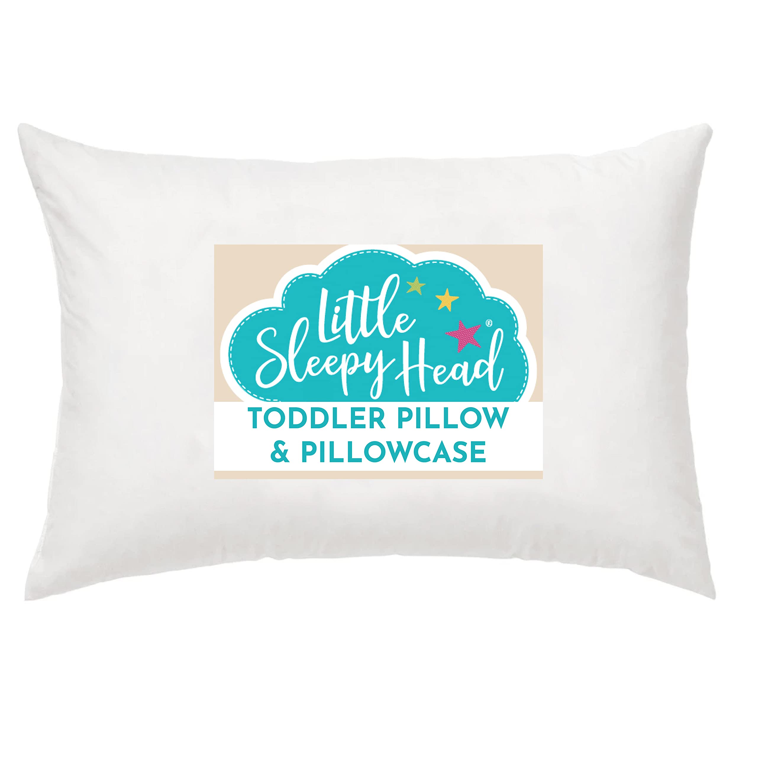 Little Sleepy Head toddler pillow 13x18 supports gentle neck alignment for kids.