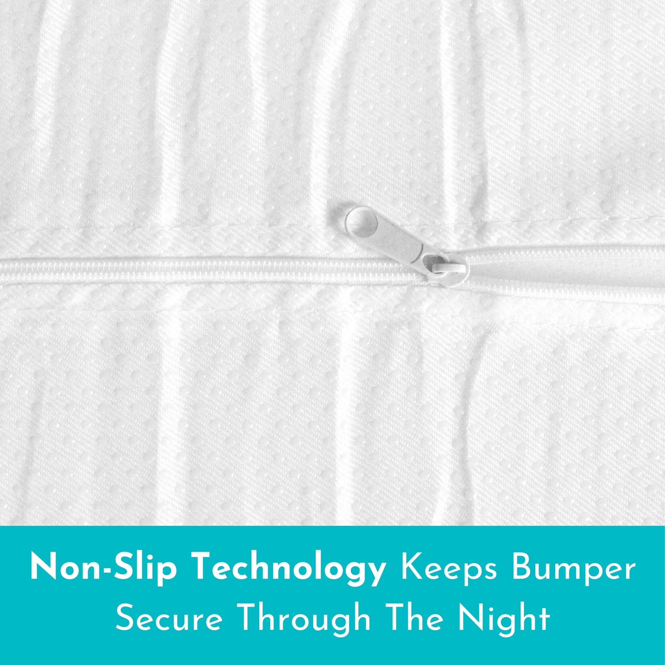 Little Sleepy Head bumper with removable machine-washable cover for easy cleaning
