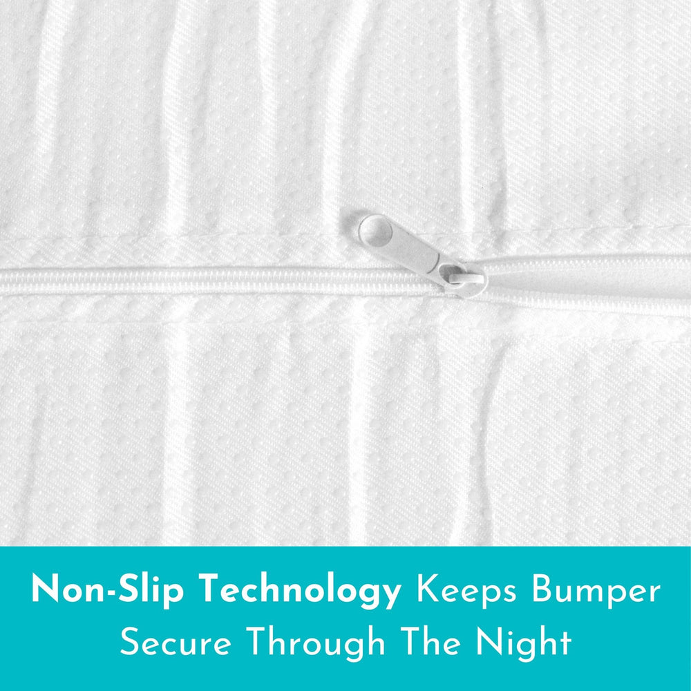 Little Sleepy Head bumper with removable machine-washable cover for easy cleaning