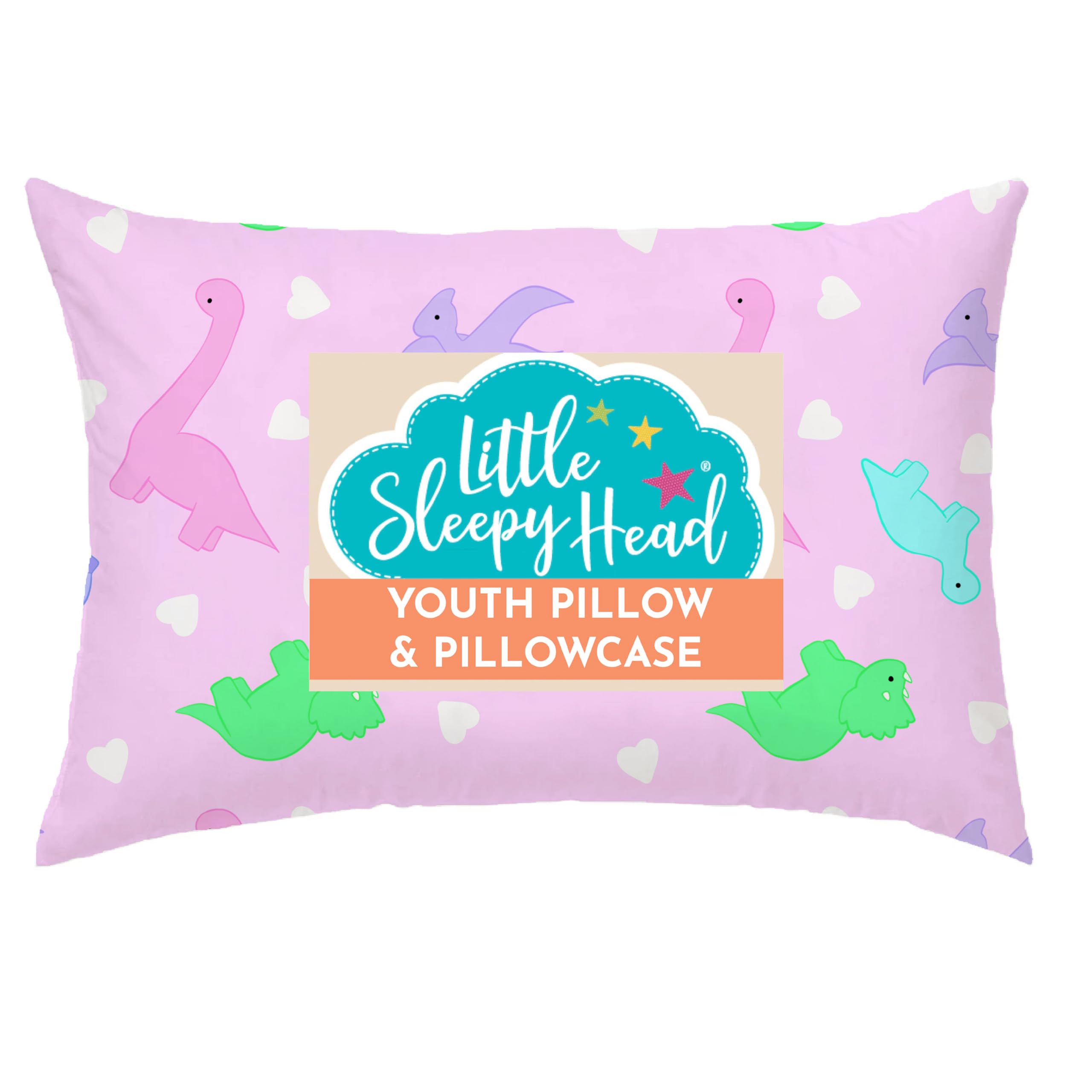 Little Sleepy Head youth pillow 16x22 for cozy, kid-friendly sleep