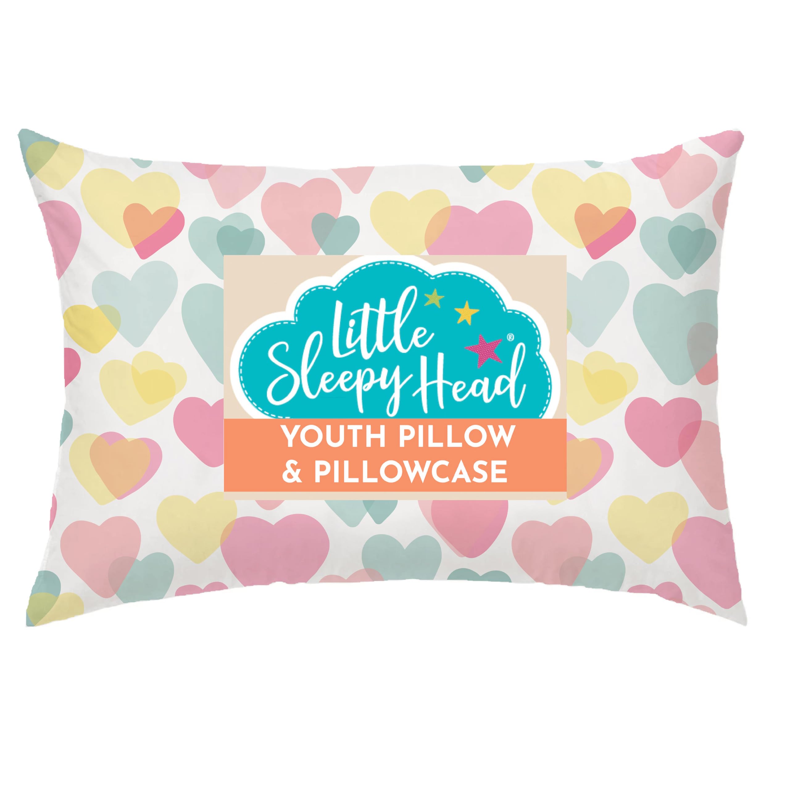 Little Sleepy Head youth pillow 16x22 provides balanced neck support for kids.