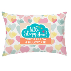 Little Sleepy Head youth pillow 16x22 provides balanced neck support for kids.