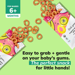 Small, easy-to-hold shapes designed for self-feeding with Little Spoon puffs.
