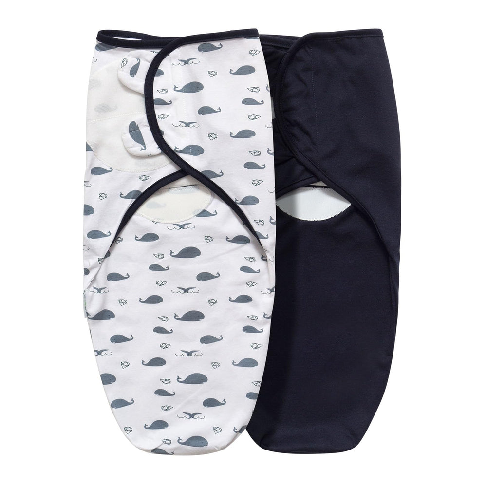 Little Tots Baby swaddle blanket soft cotton keeps newborn snug and comfortable