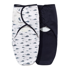 Little Tots Baby swaddle blanket soft cotton keeps newborn snug and comfortable